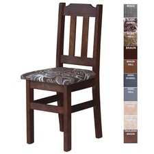 Sedia sedia imbottita NOCE LEGNO MASSELLO - NUOVA sedia ristorante LEGNO...