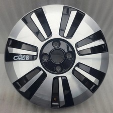 1 cerchio in lega 15 pollici 5,0" 4x100 35ET nero lucido 1S0601025AH VW Up Rim Wheel