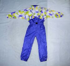 Tuta da sci termica FILA VINTAGE anni 90 donna tutto in uno,IT46,GB14,F42,Multic.