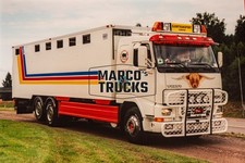 Truck photo Volvo FH12 Cattle transporter Sweden white DJURTRANSPORT VIMME #a5wj