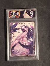 ALBEDO - OVERLORD - GOLD METAL CARD - SEXY WAIFU - GRADED CARD 9 - NO PSA BGS
