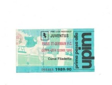 250. BIGLIETTO COPPA UEFA JUVENTUS- PARIS ST GERMAIN 1989-90
