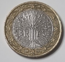 Moneta rara euro francese - rara,