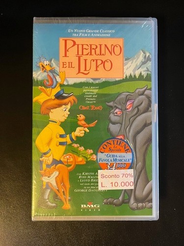 Pierino lupo vhs nuovo - il,