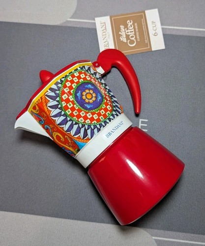 Brandani caffettiera rossa - brandani,
