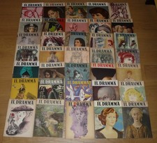 IL DRAMMA LOTTO 35 NUMERI DA 1946 AL 1961 TEATRO COMMEDIE QUINDICINALE