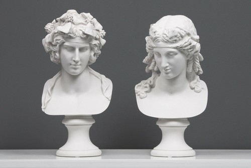 Dioniso arianna busto statue - dioniso,