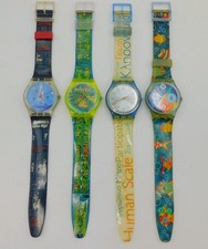 SWATCH VINTAGE 1997 PASSAGGIO A BROOKLYN, ATENE 2004 LA TOUR RICAMBI RIPARAZIONI X4