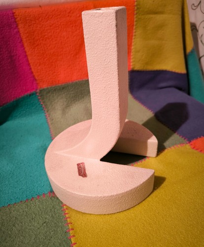 Vaso estruso bianco ceramica - estruso,