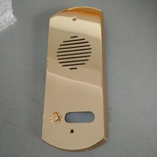 pulsantiera Frascio ottone lucido verniciato 1 posto