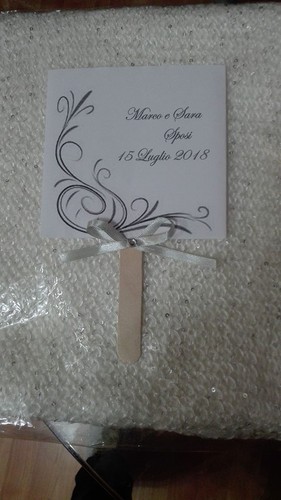 Ventaglio carta matrimonio - ventaglio, in