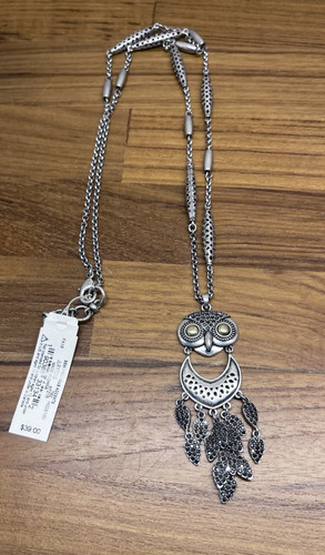 Collana con ciondolo - , gufo