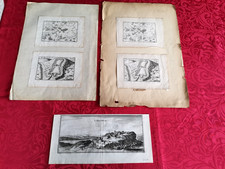 Lotto Di Incisione XVIII Fortezza Le Mont Hulin Pas De Calais