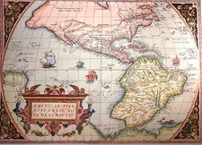 America di Ortelius 1570