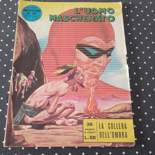 Fumetto uomo mascherato - l'uomo,