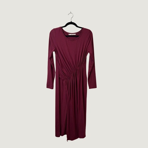 Abito midi bordeaux peruvian - midi,