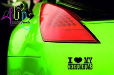 A 936 - I love my Chihuahuas Chihuahua adesivo sticker auto