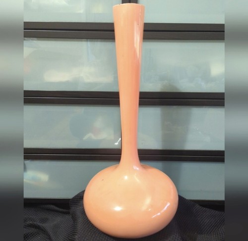 Vaso bulbo alto rosa - 21",