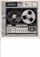 Manuale di istruzioni Operating Instructions per Grundig TK 248  