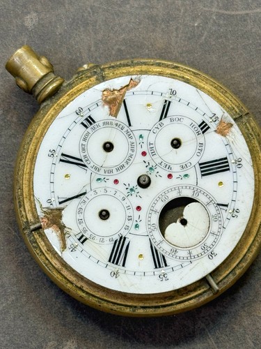 Antico orologio tascabile