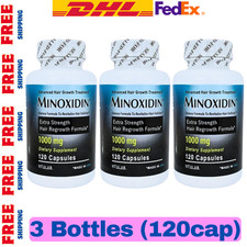 3 X 120 Cap Minoxidina 1000mg