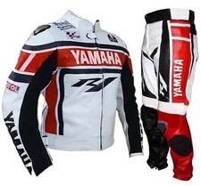 Tuta moto corsa - yamaha, pelle