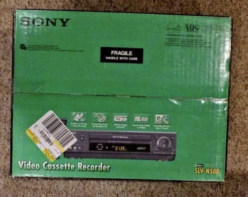 Sony slv n500 vhs vcr - sony,
