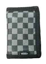 Vans Off The Wall Portafoglio Uomo The Slipped Trifold Nero Grigio