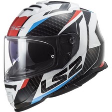 CASCO INTEGRALE LS2 FF800 STORM II SMLXL Bianco,blu,nero,rosso Racer Ls2