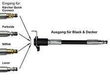 Adattatore Per Tubo Kärcher Nifisk Parkside Lavor A Black & Decker