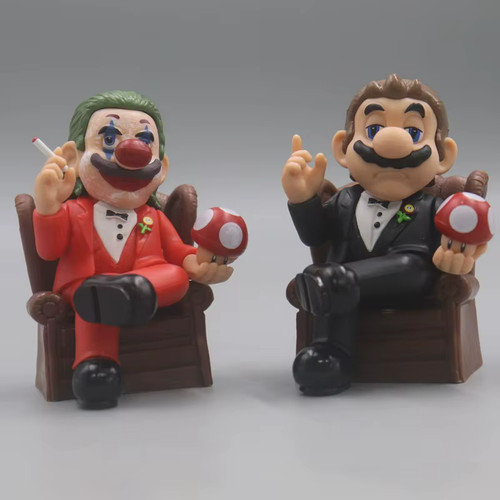 Figurine mario parrain - mario, ou