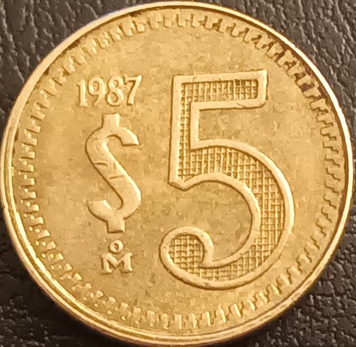 Messico moneta pesos - messico, 1987