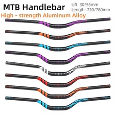 Manubrio alzatina orizzontale in lega di alluminio MTB bicicletta ciclismo 720/780MM