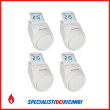 Kit 4 valvole termostatiche wifi wireless EVOHOME HONEYWELL HR92WE per radiatori