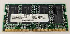 64 MB PC100-222-620 RAM computer portatile