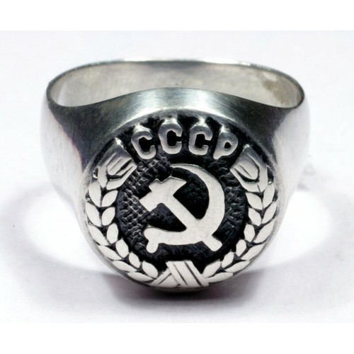 Anello argento urss ww2 - anello,