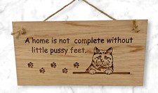 Insegna Casa Gatto Incisione