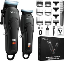 Tagliacapelli Professionale Uomo, Macchinetta per capelli e Barba Senza Fili con