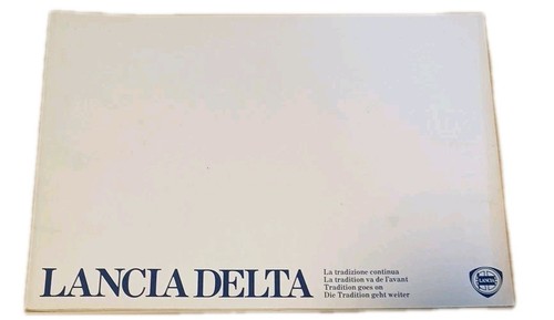 Brochure auto lancia - brochure, delta
