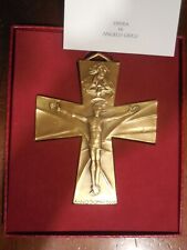 Grande griglia incisore croce giubileo 2000 106x125 mm in custodia