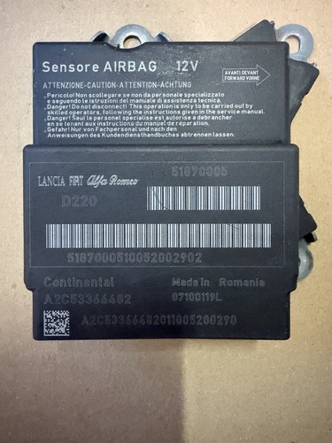 Centralina airbag fiat 500 - airbag,