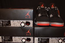 Air Jordan 4 Retro Bred Nero e