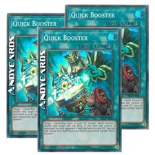 3x QUICK BOOSTER • (Potenziatore Rapido) • Super R • DASA EN057 • 1Ed • YUGIOH!