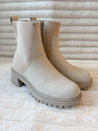 Stivali chelsea donna - stivali, crema