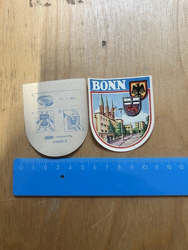 Targa bonn emblema - emblema, rally
