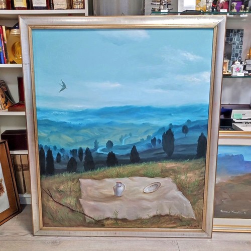 Quadro olio tela silvano - quadro,