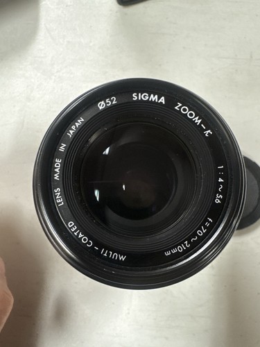 Sigma zoom 210 - zoom-k, mm
