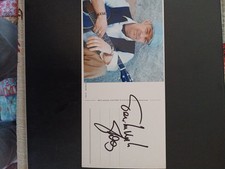 DAVIDE VAN DE SFROOS: AUTOGRAFO su Cartoncino Pubblicità