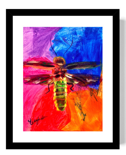 Guajardo original art neon - original,