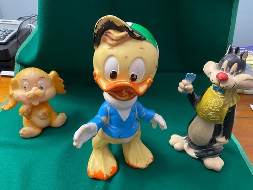 Set tre pupazzi gomma walt - set,